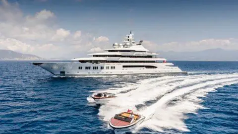 A modo ilustrativo una imagen de un yate. (Silver Swan)