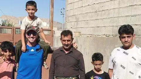 Imagen del 1 de octubre de Santiago Sánchez de su perfil de Instagram.