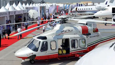 Una imagen de Abu Dhabi Air Expo 2018. (WAM)