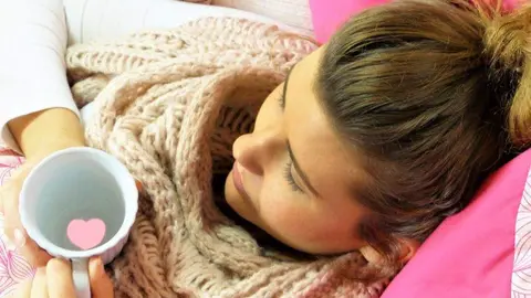 A modo ilustrativo, una chica enferma. (Fuente externa)