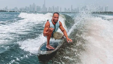 A modo ilustrativo, una playa de Dubai. (@DXBFitChallenge)