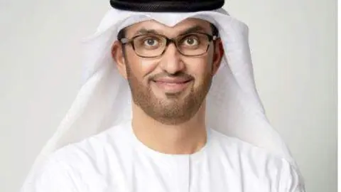 Sultan al-Jaber, ministro de Industria y Tecnología Avanzada de EAU y director ejecutivo de ADNOC. (WAM)