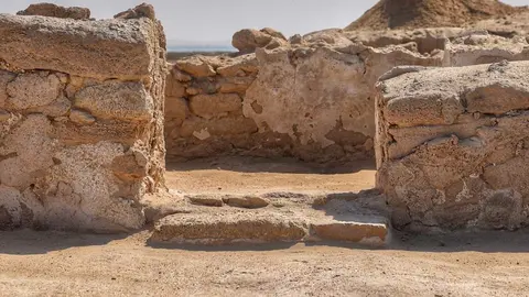 Las ruinas del monasterio en Umm Al Quwain. (WAM)