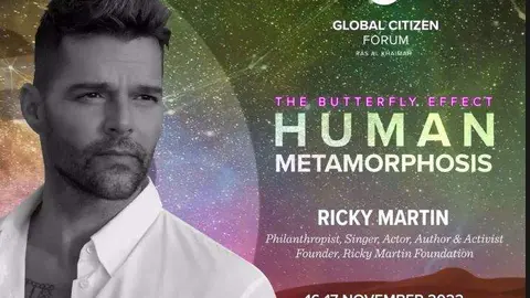 Una imagen del cartel anunciador de Ricky Martin en RAK. (Twitter)