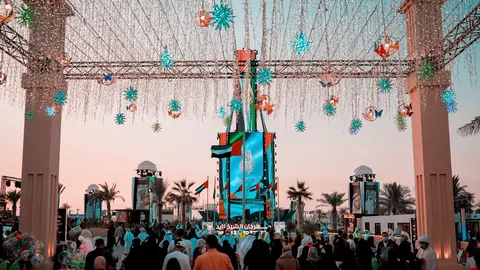 Una perspectiva del Festival Al Wathba, Abu Dhabi. (WAM)