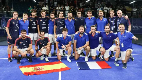La selección de España de pádel derrotó en semifinales a Francia. (Twitter)
