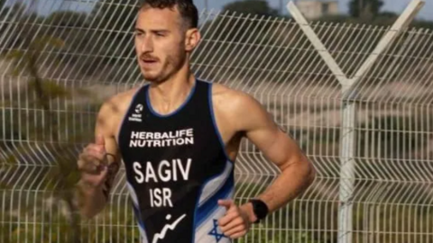 El atleta israelí. (Twitter)