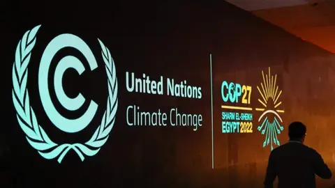 Una imagen de la conferencia Cop 27 de Egipto. (Twitter)