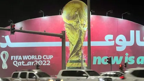 Un estaddio en Doha, capital de Qatar. (Twitter)