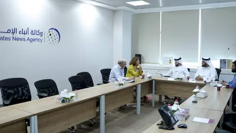 Sede de la agencia oficial de noticias de Emiratos, WAM en Abu Dhabi. (EL CORREO)