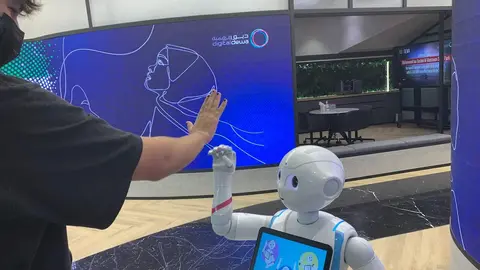 Un robot en Dubai a modo ilustrativo. (EL CORREO)