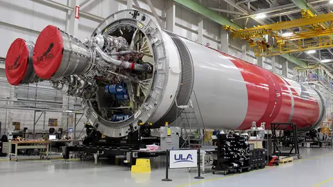 Un cohete fabricado para blue Origin. (Twitter)