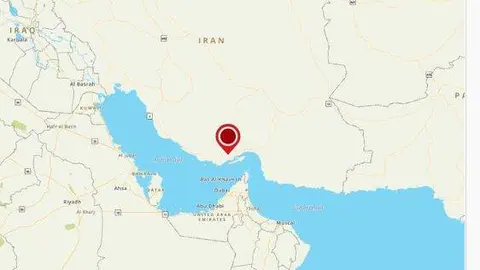 Epicentro del terremoto. (Twitter)