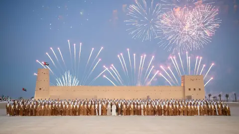 Boda en Al Dhafra. WAM)