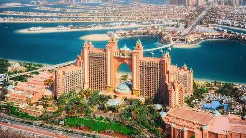 Una imagen de La Palmera en Dubai. (Twitter)