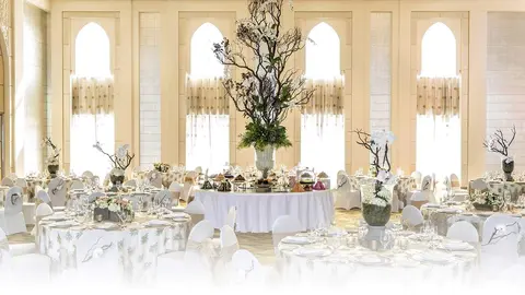 Una imagen de un salón de boda en Emiratos. (WAM)
