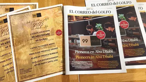Ya está en la calle el especial impreso dedicado a la estrella Michelin de 99 Sushi Bar Abu Dhabi. (EL CORREO)