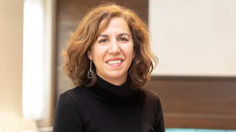 Irene Lozano, en la sede de Casa Árabe en Madrid. (Cedida)