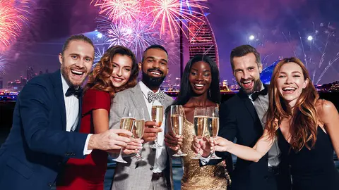 Recibir el Año Nuevo en un yate privado es una de las mejores experiencias que pueden vivir los amantes de la fiesta en Dubai. (Cedida)