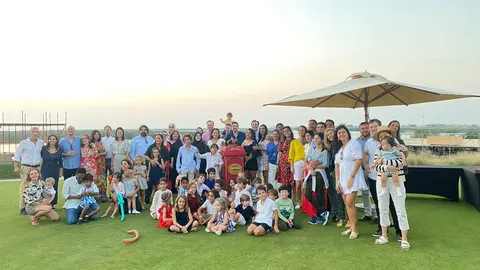 Comida de Navidad de 'Españolas en Abu Dhabi'.