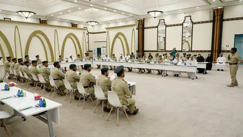 La Policía de Dubai presenta los datos de tráfico. (Twitter)