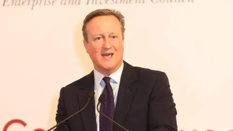 David Cameron en una imagen de su perfil de Twitter.