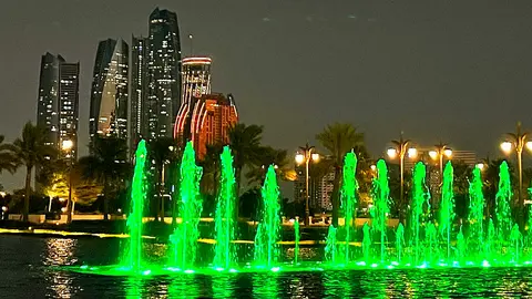 Skyline de Abu Dhabi desde el palacio presidencial Qasr Al Watan . (EL CORREO)