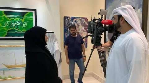 A modo ilustrativo, trabajadores emiratíes en Abu Dhabi. (EL CORREO)
