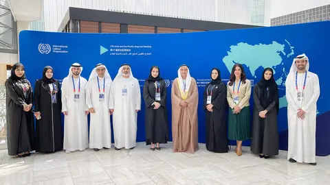 Delegación de EAU en Singapur. (Cedida)