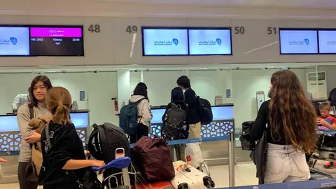 Una imagen del Aeropuerto de Abu Dhabi. (EL CORREO)