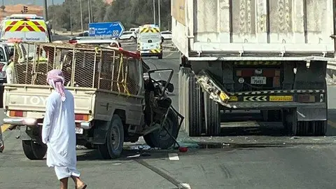 El lugar donde ocurrió el accidente. (Gulftoday)
