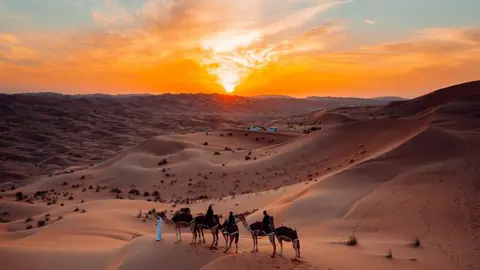Una imagen del desierto de Emiratos Árabes Unidos. (WAM)