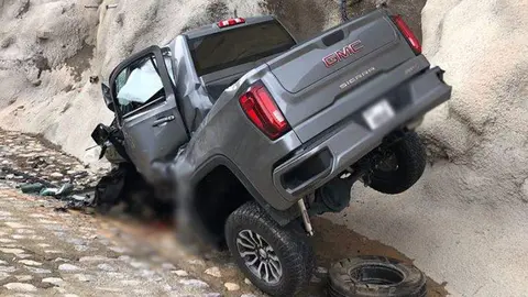 Una imagen del accidente.