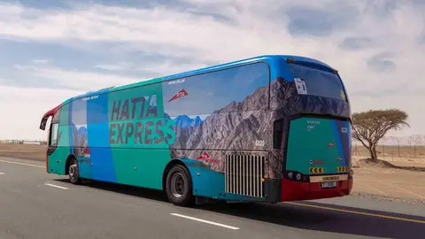 Uno de los autobuses a Hatta. (RTA)