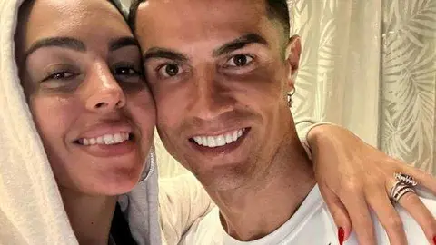 Cristiano y Georgina en una imagen del perfil de Instagram de la modelo.
