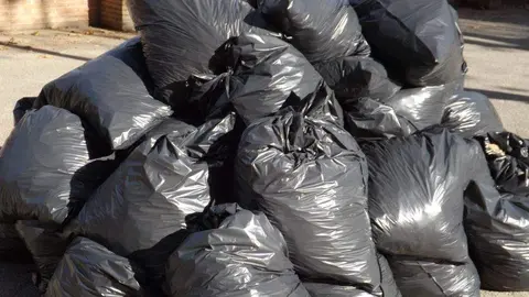 Una imagen de bolsas de plástico a modo ilustrativo. (Fuente externa)