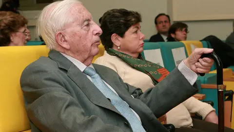 Miguel Cruz Hernández, en un acto en Casa Árabe de 2015 (Fotografía: Jesús Manchado)