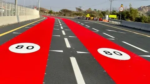 Una imagen de la carretera Dubai-Hatta. (RTA)