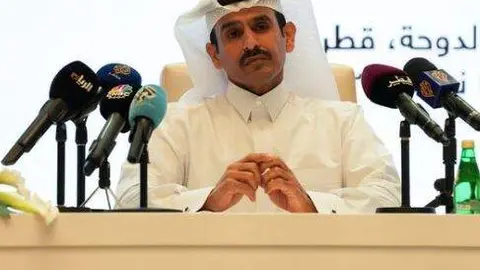 El ministro de energía Qatar en Abu Djhabi. (Twitter)