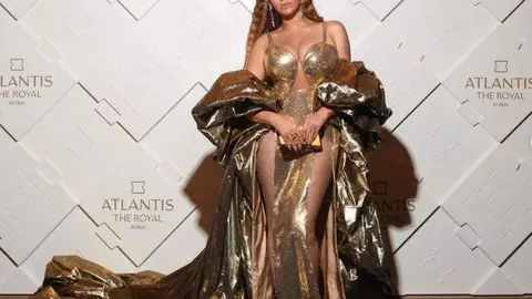 Beyoncé este sábado en Dubai. (Instagram)