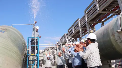 La desalinizadora saudí construida por la empresa española Acciona. (Cedida)