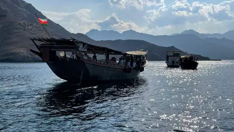 Una imagen de la zona de Musandam en Omán. (EL CORREO)