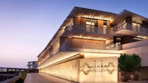 Uno de los edificios de Bulgari Resort en Dubai. (Twitter)