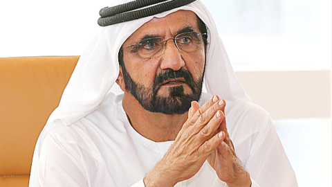 El jeque Mohammed bin Rashid Al Maktoum, vicepresidente y primer ministro de Emiratos Árabes Unidos y gobernante de Dubai. (Dubai Media Office)