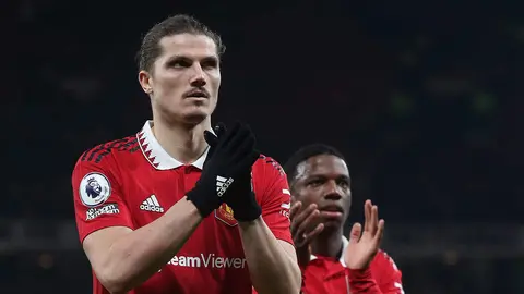 Jugadores del Manchester United. (Twitter)