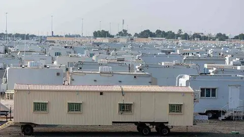 Una vista de la Ciudad Caravana que acogió a los aficionados durante el torneo de fútbol de la Copa Mundial de la FIFA Qatar 2022. (Fuente externa)