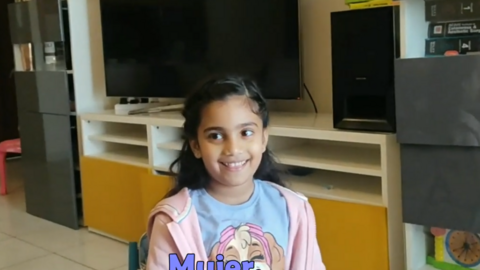 Una de las niñas entrevistadas por ACIEAU.