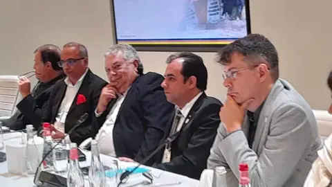 La delegación de Cuba en la Cumbre Mundial de Gobiernos de Dubai 2023. (Cedida)