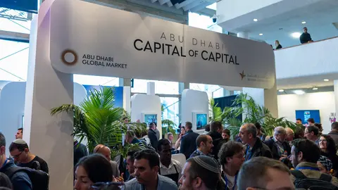 El pabellón de Abu Dhabi en Israel. (WAM)