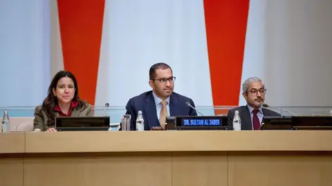Delegación emiratí en la ONU. (WAM)